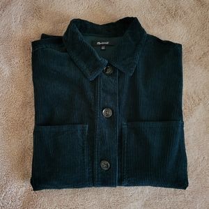 Madewell Corduroy Kentwood Oversized Shirt-Jacket, sz. XXS